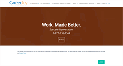 Desktop Screenshot of careerjoy.com